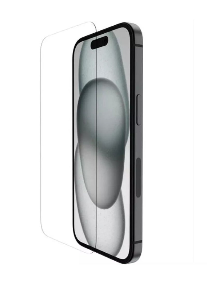 Denx Screen Protector For iphone 16 Pro, 9h tempered glass screen protector, Ultra HD Glass, Eazy Installation, Anti Shock Screen, Anti Scratch Protection, Compatible With IPhone 16 Pro  - Image 1