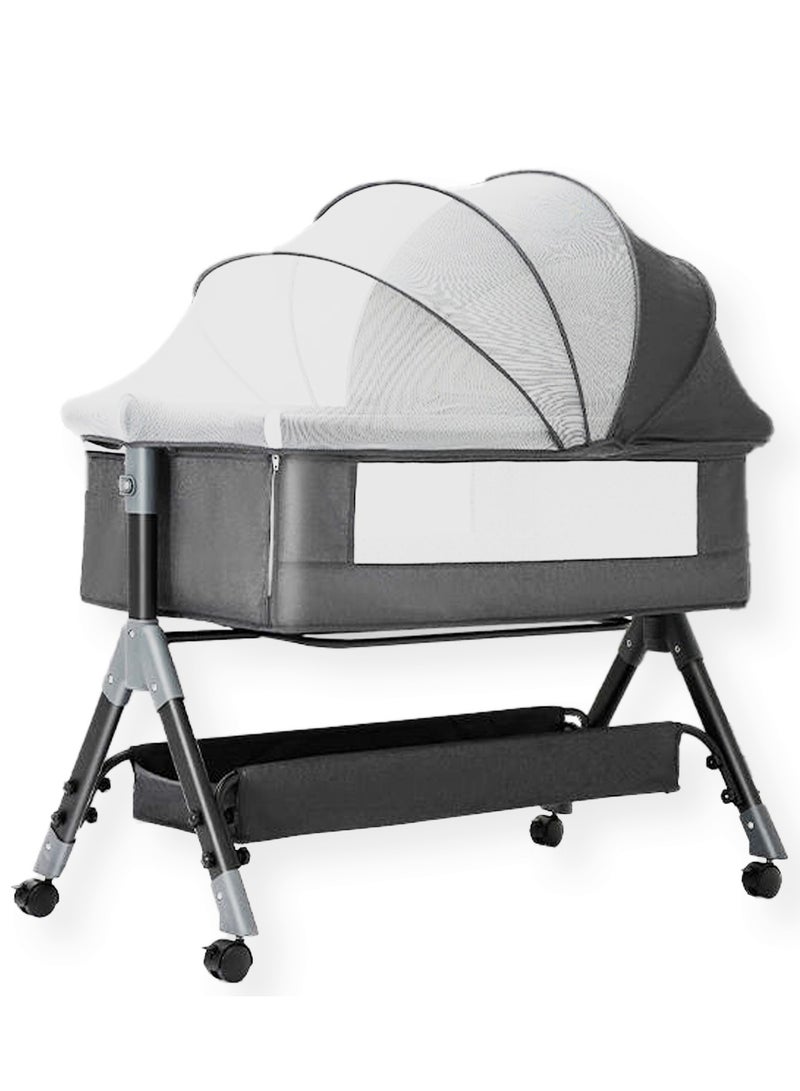 ACPLAY Multifunctional Baby Bassinet, 3-in-1 Sleeper with Adjustable Height, Breathable Mesh, and Travel-Ready Design - Image 1