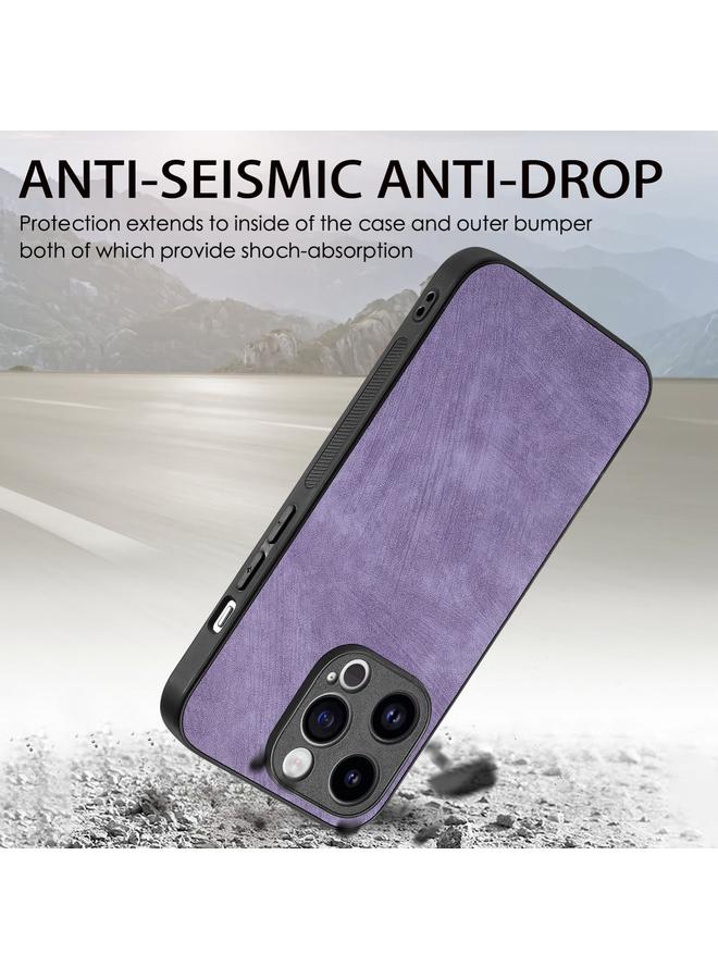 S-TOP Case For iPhone XS Max Vintage Leather PC Back Cover Phone Case - Image 3