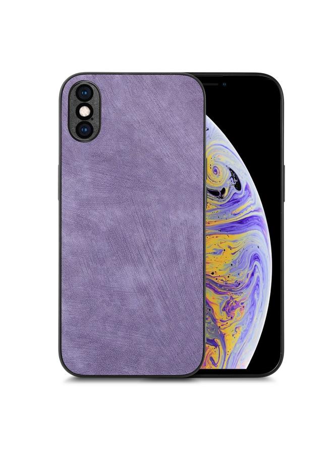S-TOP Case For iPhone XS Max Vintage Leather PC Back Cover Phone Case - Image 1
