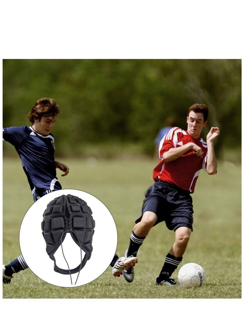 Generic Rugby Helmet, Headguard Soccer Cap Head Protector Soft Protective Helmet for Adults Youth - Image 2