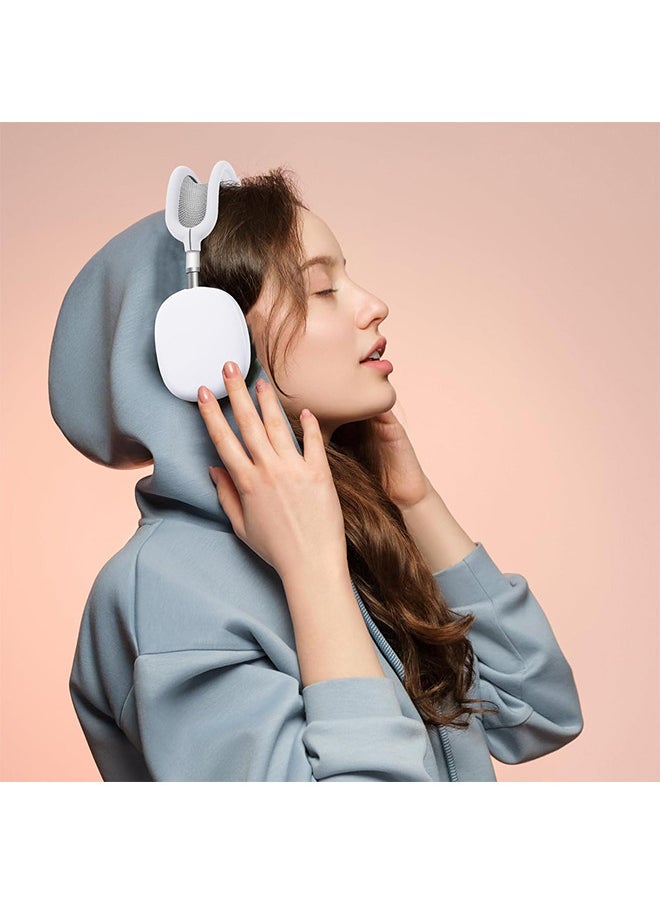 Depend - Silicone Cases Suitable For Apple AirPods Max 3-In-1 Headphones Anti-Scratch Ear Cups Cover Headband Cover And Ear Pad Protector Case Skin Accessories (White) - Image 1