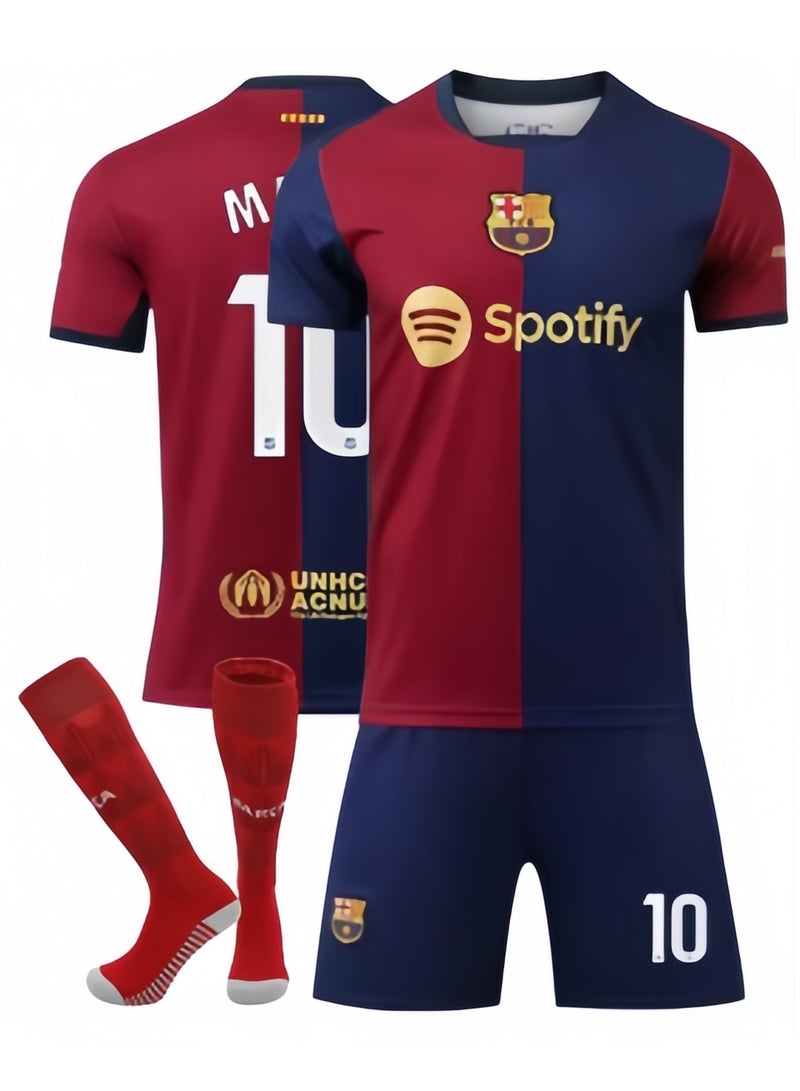 SKT Shiketro Adult Outdoor Sports Suit Size 10 Football Uniform T-shirt Three-piece set  - Image 1