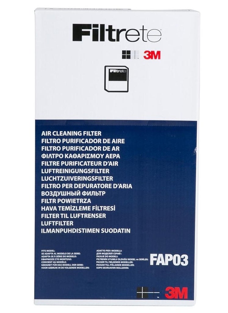 فلتريت فلتر بديل لجهاز تنقية الهواء 3M Filtrete Fap03 