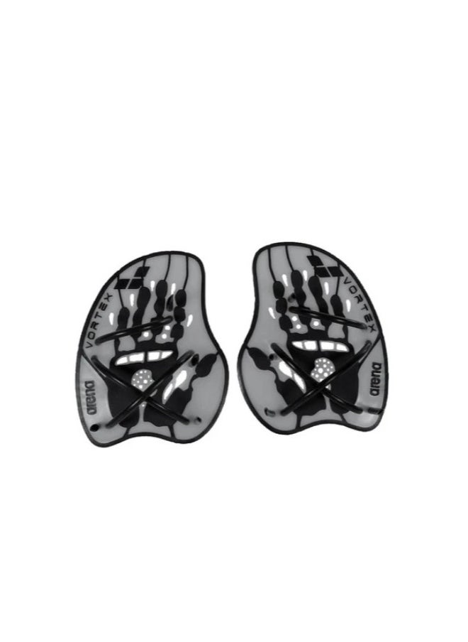 arena - Vortex Evolution Hand Paddle    Size: M    Color: Silver-Black - Image 1