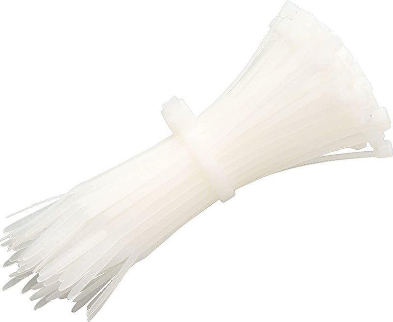 Plastic Belt Bag For Wire And Cables 10cm Set Of 100 Pieces - White - Image 2