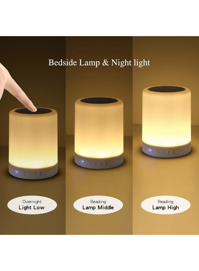 KPR Night Light Bluetooth Speaker, Portable Wireless Bluetooth Speakers, Touch Control Bedside Table Light, Outdoor Speakers Bluetooth, Best Gifts for Girl, Boy, Baby - Image 3