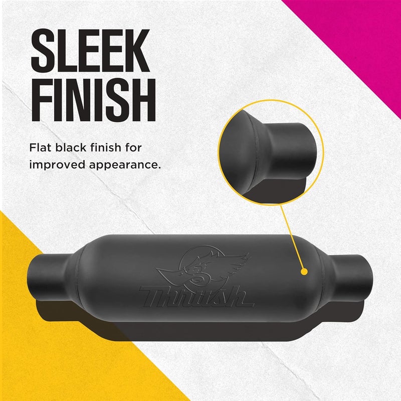 Thrush 24254 Exhaust Muffler - Aggressive Tone with Durable Construction - Image 4