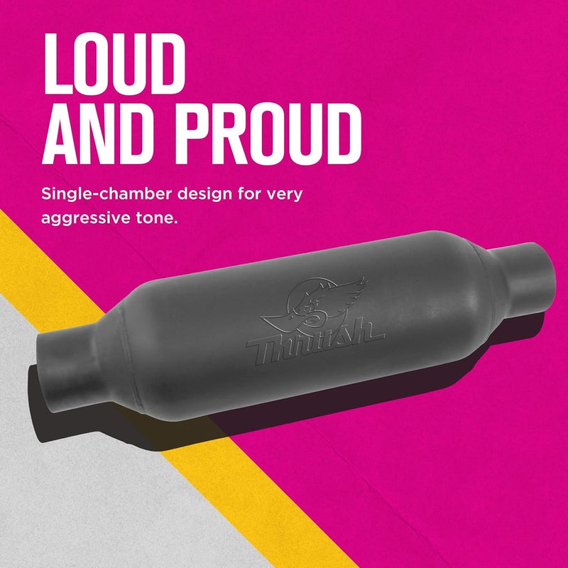 Thrush 24254 Exhaust Muffler - Aggressive Tone with Durable Construction - Image 2