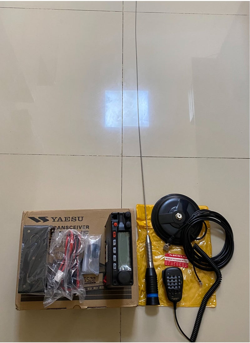 Generic - special offer Full Solution: Yaesu FT-2900R/E 75W VHF FM Mobile Radio Transceiver 136-174MHz with Heavy-Duty High-Gain Mobile Antenna vhf, and Nagoya Mobile Antenna Mount with 5m Black Cable, UHF Connector Big offer . - Image 1