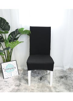 Deals for Less 6-Piece Dining Chair Cover Set Black  - Image 3