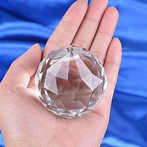 CRYSTA WORLD Raindrop K9 Crystal Modern Chandelier for Living Room/Bedroom/Hall, (Circle, L22/W5/H24) - Image 4