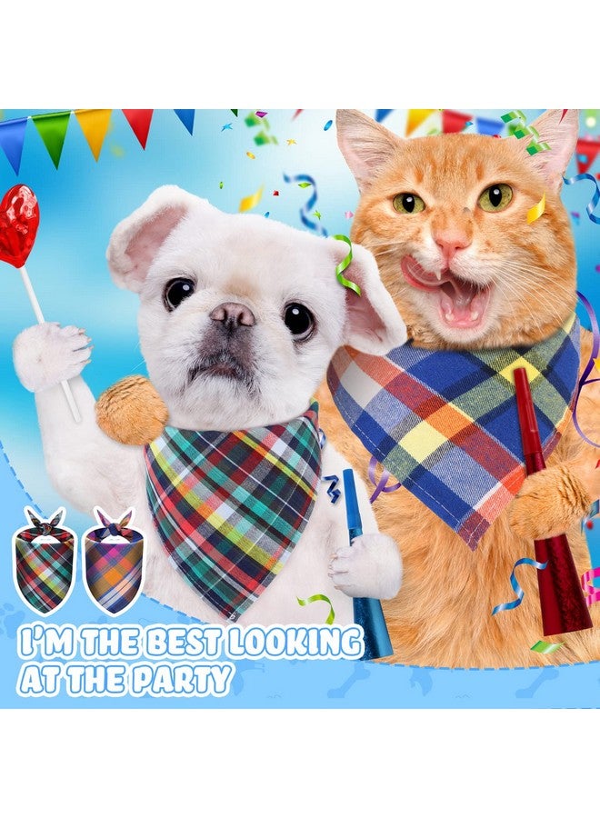 ريجيناري 100 قطعة من أوشحة الكلاب المنقوشة، أوشحة لطيفة للحيوانات الأليفة، قابلة للغسل من القطن، مريلة للجراء والقطط، مناسبة للحيوانات الأليفة الصغيرة والمتوسطة والكبيرة، وأعياد الميلاد، وإكسسوارات الأزياء - Image 5