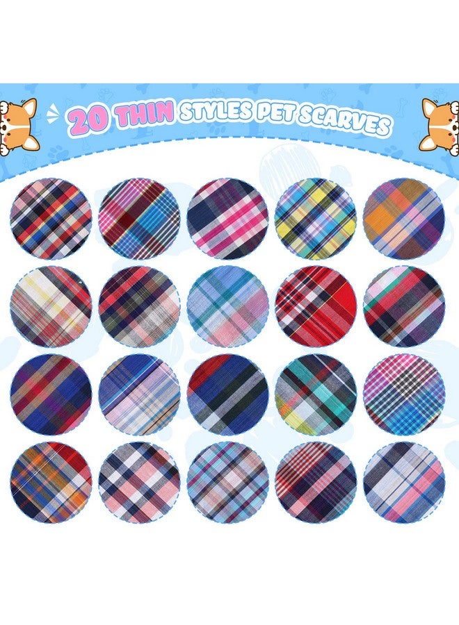 ريجيناري 100 قطعة من أوشحة الكلاب المنقوشة، أوشحة لطيفة للحيوانات الأليفة، قابلة للغسل من القطن، مريلة للجراء والقطط، مناسبة للحيوانات الأليفة الصغيرة والمتوسطة والكبيرة، وأعياد الميلاد، وإكسسوارات الأزياء - Image 3
