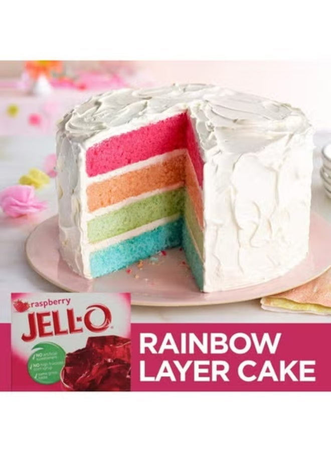 Jell-O Raspberry Gelatin Dessert 85g x Pack of 6 - Image 4