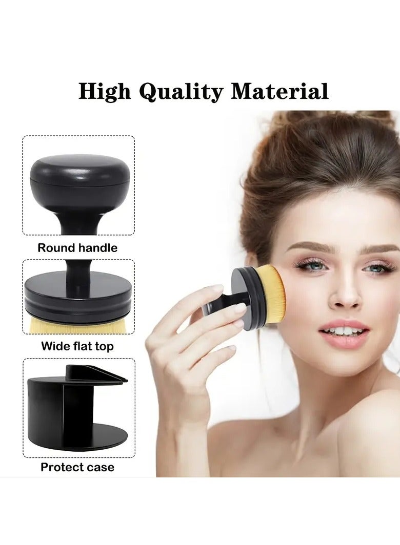 ORiTi Travel Ready Foundation Brush Prfect for Blending Liquid Cream or Powder Makeup for Full Coverage - Image 5