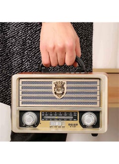 LIMOS Portable Wooden Radio Wireless Bluetooth Speaker AM FM Radio, with Remote Control Radio for Home Office (B)2  - Image 4