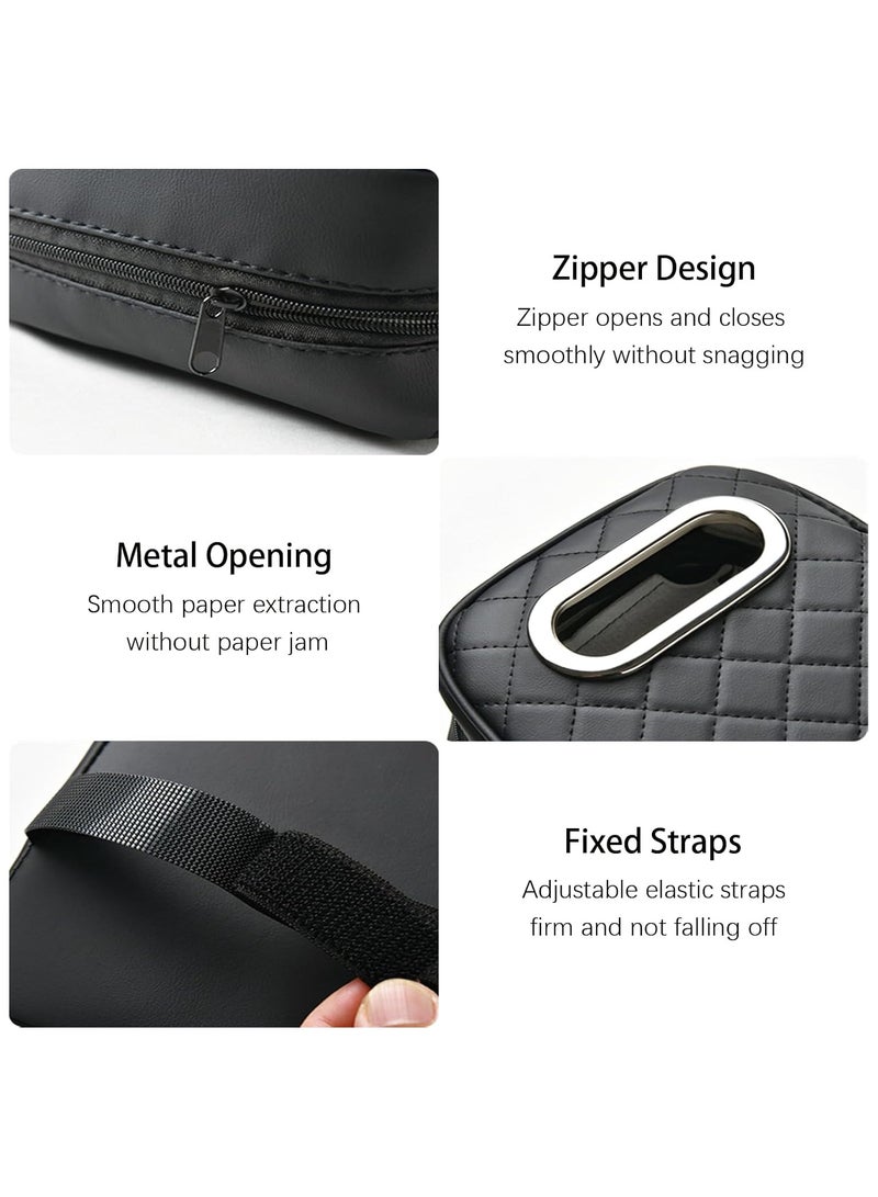 Soofam Multipurpose Car Center Console heighten Cover, Leather Car Armrest Booster Pads, Leather Car Armrest Cover Protector, Armrest Box, Suitable for Most Vehicles, SUVs, Trucks, Cars (Red) - Image 3