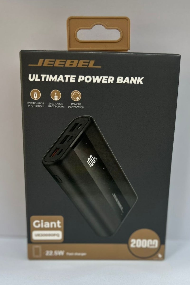 جيبيل شاحن محمول JEEBEL بسعة 20000 مللي أمبير في الساعة