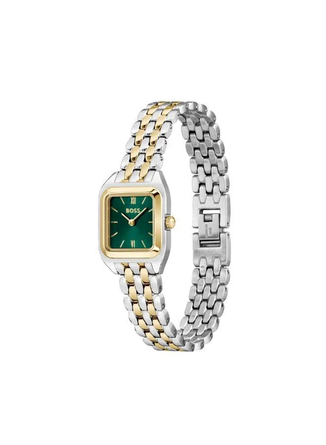BOSS  BOSS Two Hand Quartz Movement Watch for Women MAE PETITE   Collection with Two-Tone Stainless Steel Bracelet - 1502822 for Women | Best Price UAE