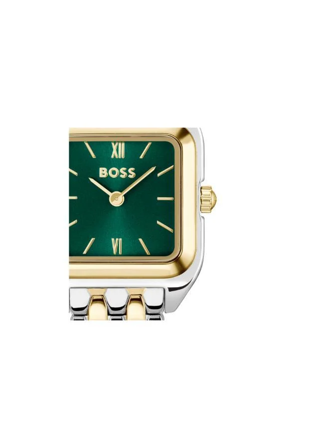 BOSS  BOSS Two Hand Quartz Movement Watch for Women MAE PETITE   Collection with Two-Tone Stainless Steel Bracelet - 1502822 for Women | Best Price UAE