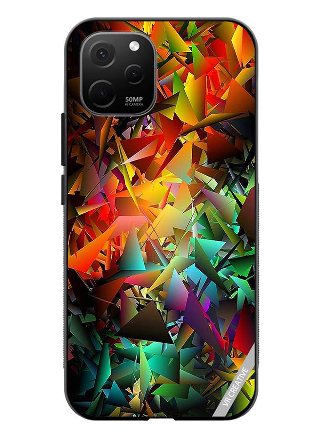 VR CREATIVE Protective Case Cover For Huawei Nova Y61 Abstract Design Multicolour - Image 1