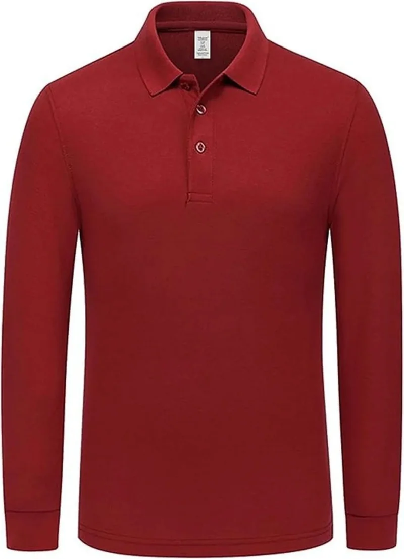 تيزجيلسين Children's Long Sleeve Polo Neck Sweatshirt School Uniform School T-Sweatshirt