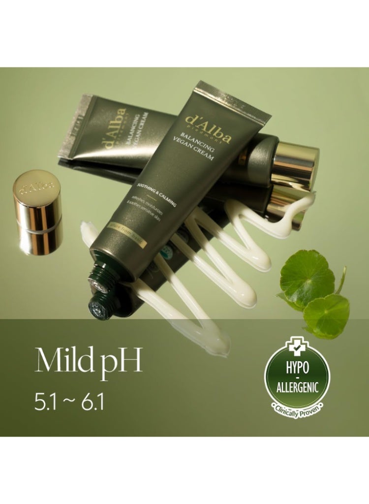 d'Alba d’Alba Piedmont Balancing Vegan Cream with Calming Olive Care for Hydration, Balance & Smooth Skin - Image 3