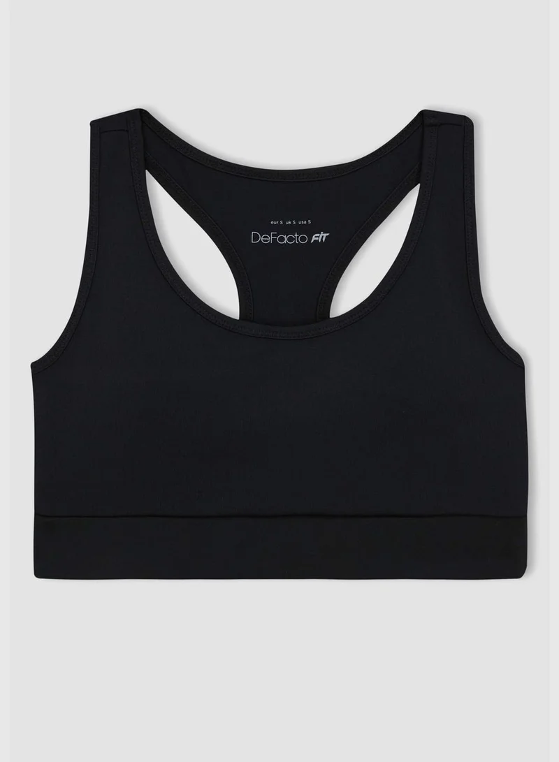 ديفاكتو Woman Crew Neck Sleeveless Knitted Bra