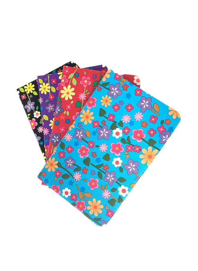 نيبمينينت مجموعة دفاتر ملاحظات مقاس A6 مزينة بطبعة زهور مكونة من 16 دفتر متعدد الألوان - Image 1