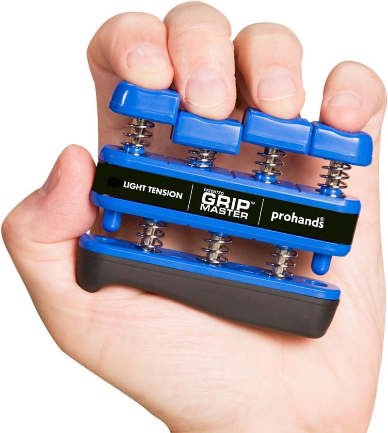Prohands Gripmaster Hand Exerciser, Finger Exerciser (Hand Grip Strengthener), Spring-Loaded, Finger-Piston System, Isolate & Exercise Each Finger - Image 1