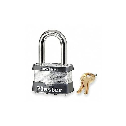 Master Lock 5DLF Outdoor Padlock with Key, 1 Pack, Silver - Image 4