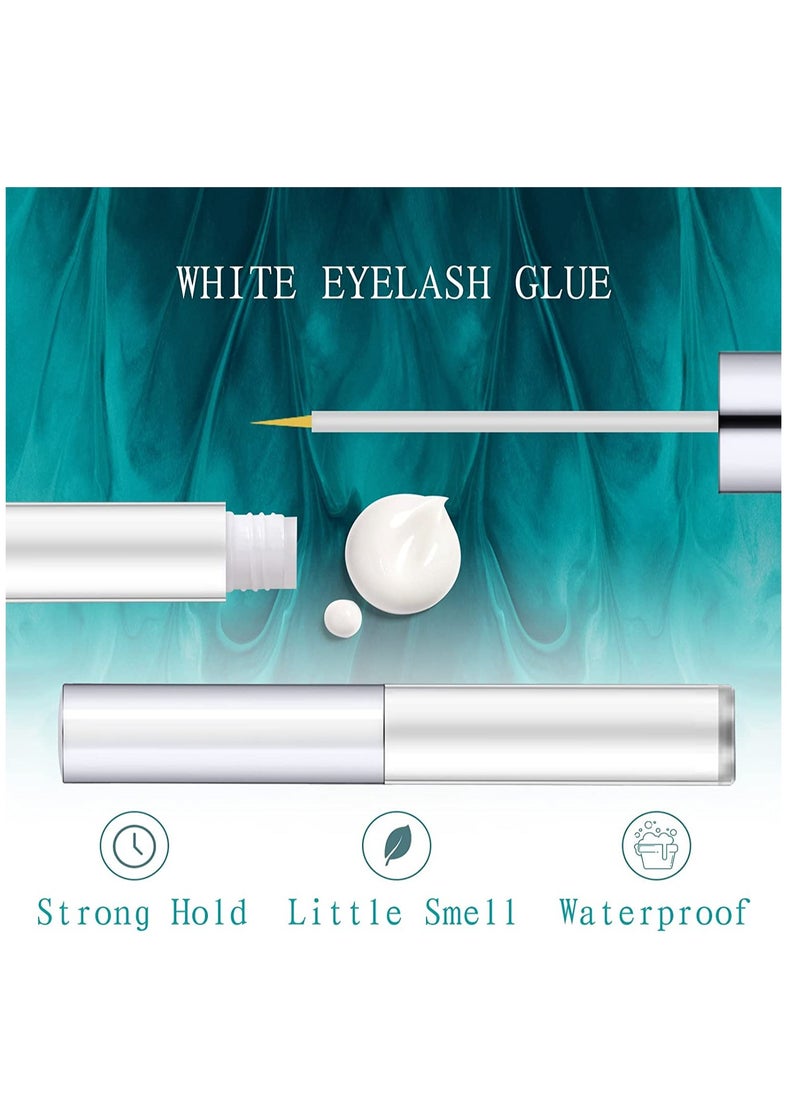 Generic - Individual Lashes Cluster Lashes 45 Pcs DIY False Eyelashes Reusable 3D Eyelash Extension Kit Soft Natural C CC D Curl Individual Eyelashes with Eyelash Glue 10/12/14/15/16mm Length - Image 1