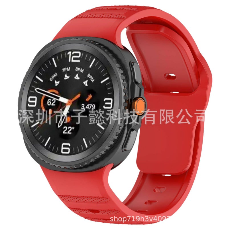 Adjustable Silicone Sport Smartwatch Band Compatible with Samsung Galaxy Watch 8 Classic with Fit Soft Strap and Quick Daily Replacement Green - Image 4
