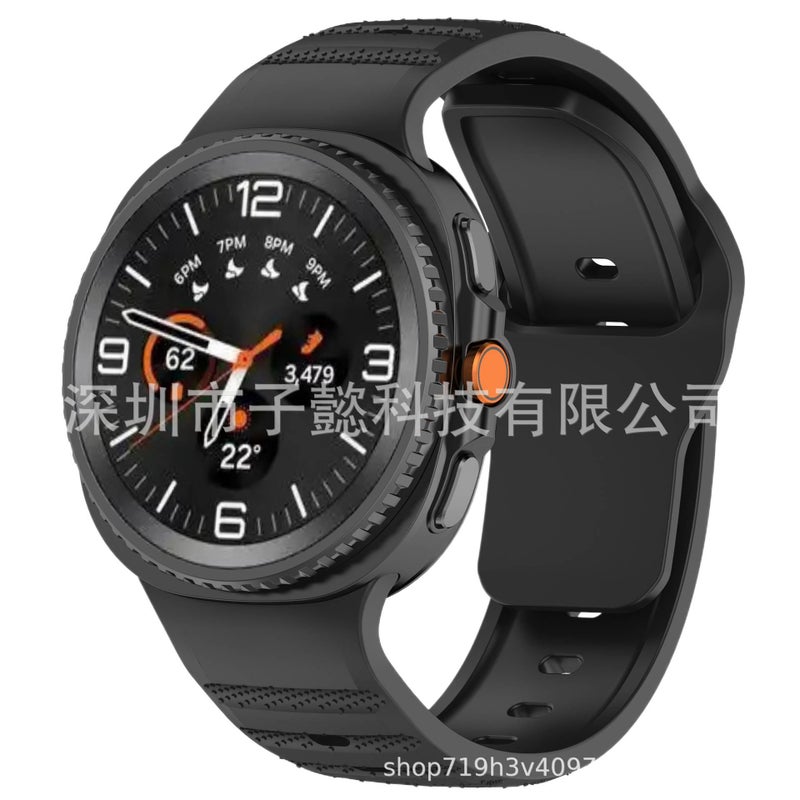 Adjustable Silicone Sport Smartwatch Band Compatible with Samsung Galaxy Watch 8 Classic with Fit Soft Strap and Quick Daily Replacement Green - Image 3
