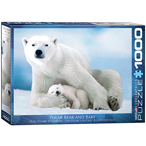 EuroGraphics Polar Bear and Baby Puzzle (1000-Piece), 6000-1198 - Image 1
