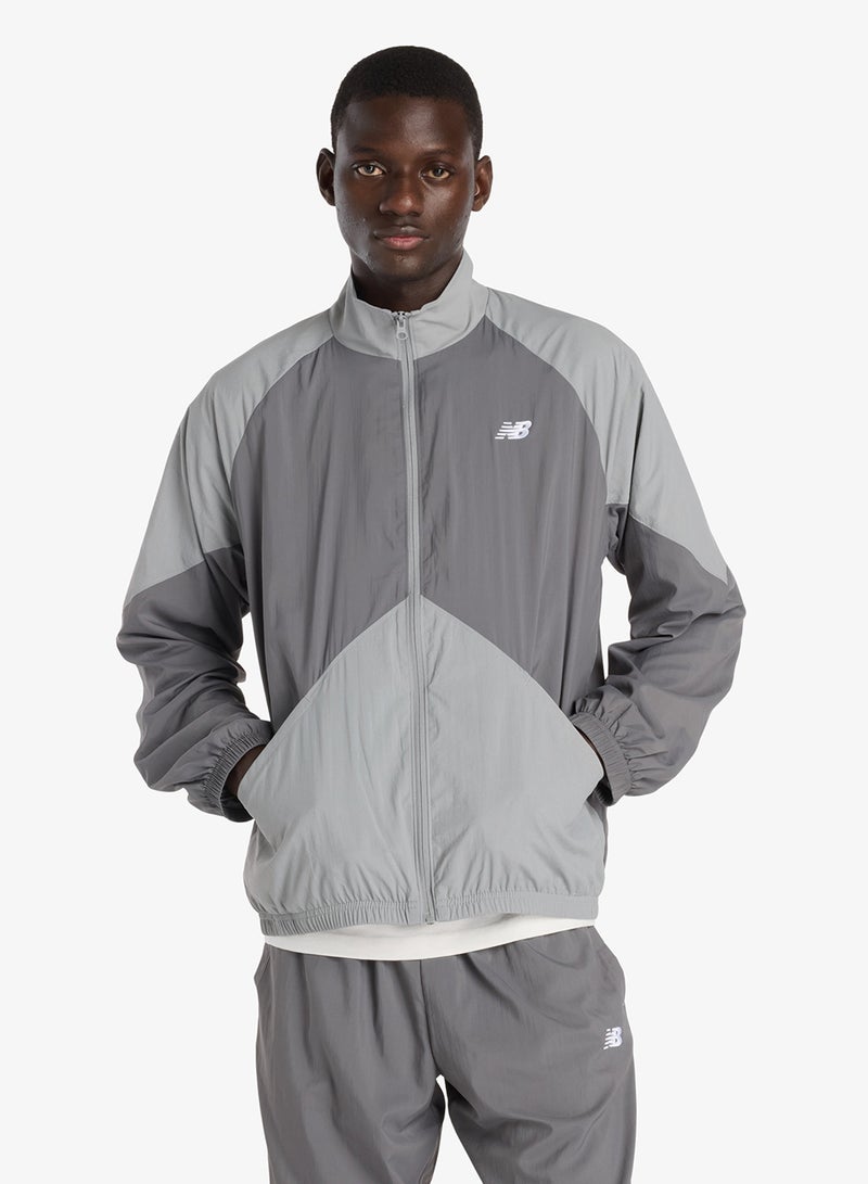 نيو بالانس سترة منسوجة تراثية - Image 1