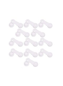 Safe-O-Kid Pack Of 12 Finger Injury Safety Durable Elegant Child Safety Cabinet Lock White  - Image 2