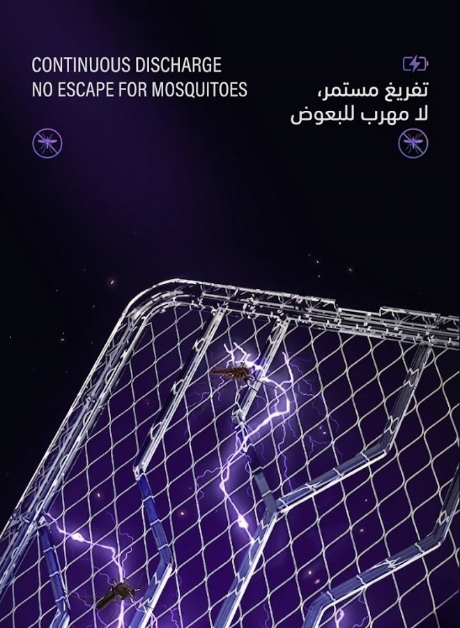 Generic (Unbranded) **USB UV Mosquito Trap Lamp with Electric Grid, 30 m² Coverage, White** - Image 3
