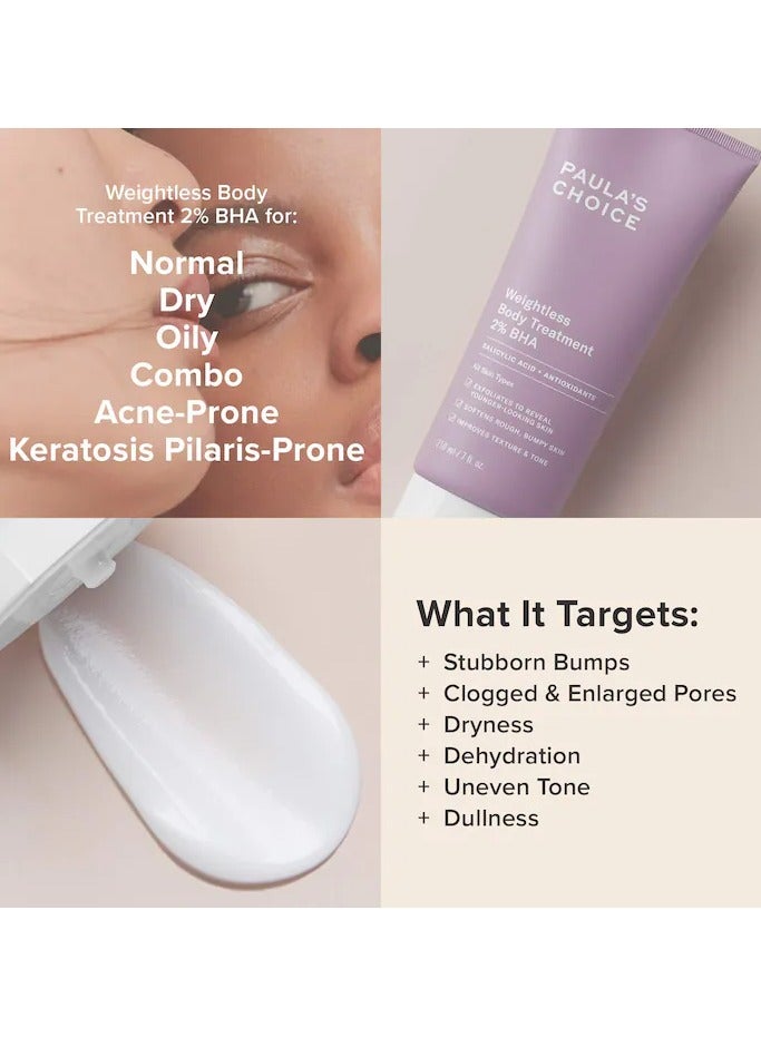 PAULA'S CHOICE Weightless Body Treatment 2% BHA 210 ml - Image 2