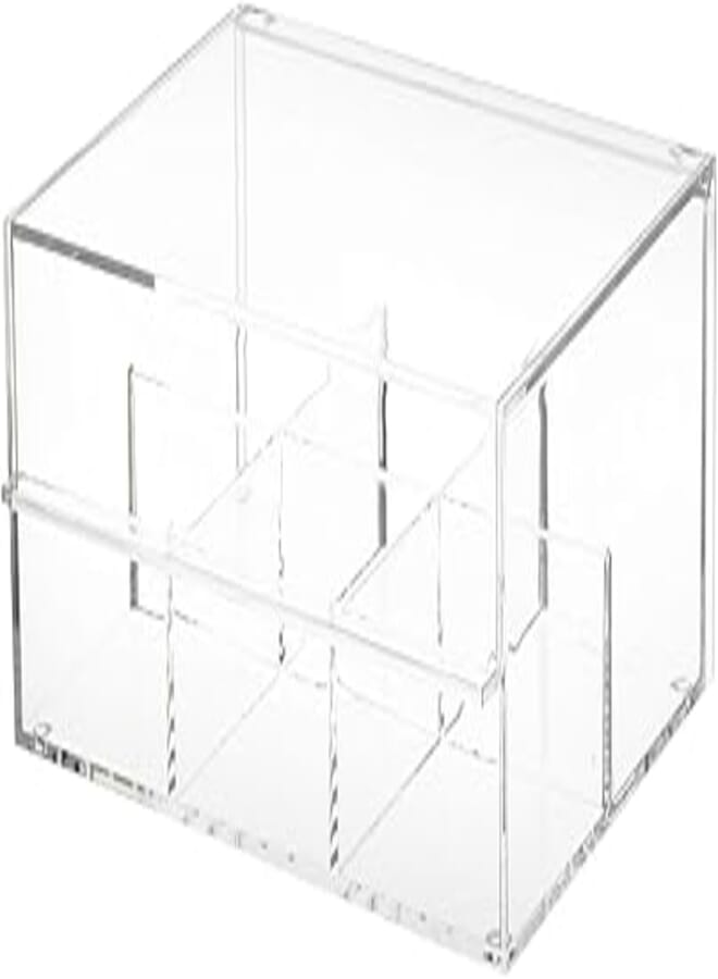 Hec Tea Bag Box With 6 Compartments - Clear