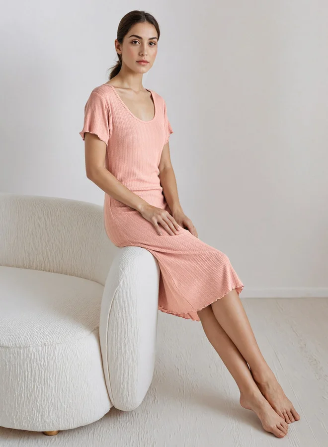 Splash FAV Nighty Long with Scoop Neck