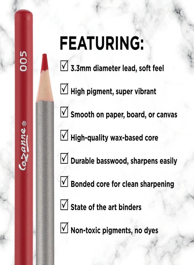 Cezanne Creative Mark Premium Colored Pencils MultiColor Set of 72 - Highly-Pigmented Drawing Pencils - Coloring Pencils for Drawing, Blending, Coloring, and More - Image 4
