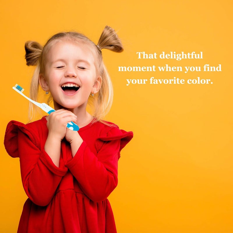 Lingito Portable Folding Toothbrush Kit - Built-in Cover, Collapsible, Multi-color (3 Pack Firm-Multicolor) - Image 5