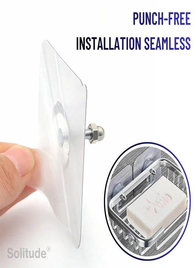 Solitude 20 Pack Heavy Duty Self-Adhesive Screw Hooks as Strong Wall Hanging Solutions Without Drilling for Kitchen and Bathroom Accessories (Screw Hook Hanger, Transparent) - Image 5