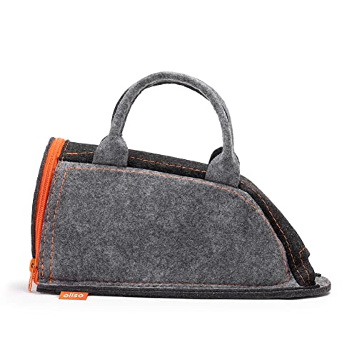 oliso Small Carry Bag for M2Pro & M3Pro Mini Irons – Travel Case Fits Most Mini Steam Irons – Ideal for Storage or Quilting Retreats – Orange - Image 1