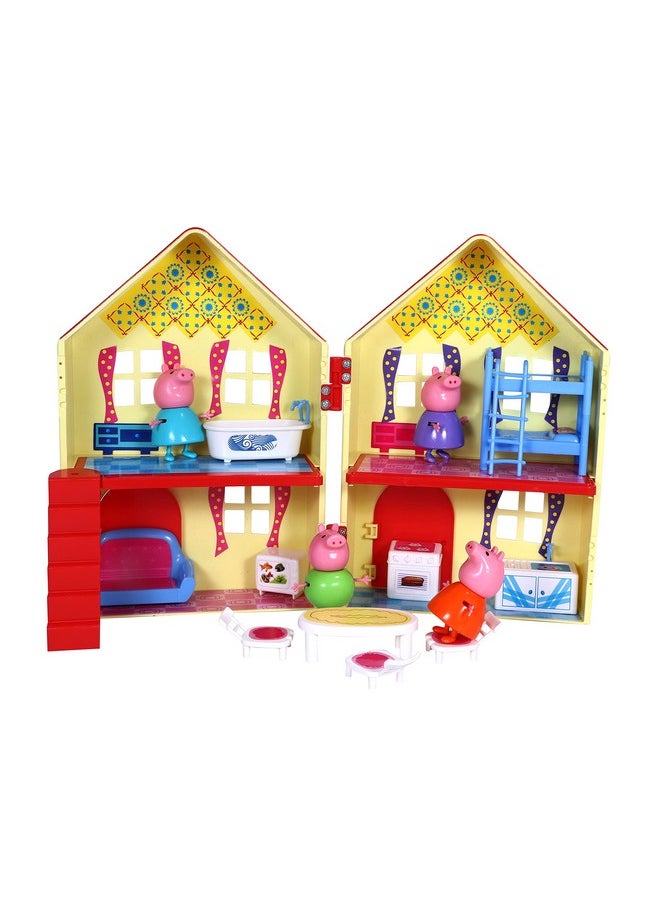 Toy Zone Toyzone The Pig House-46059 | Doll House With 14 Pcs. Accessories | Fun At Home With Pig House Playset | Role Playset | Doll House For Kids Age 3+  - Image 1