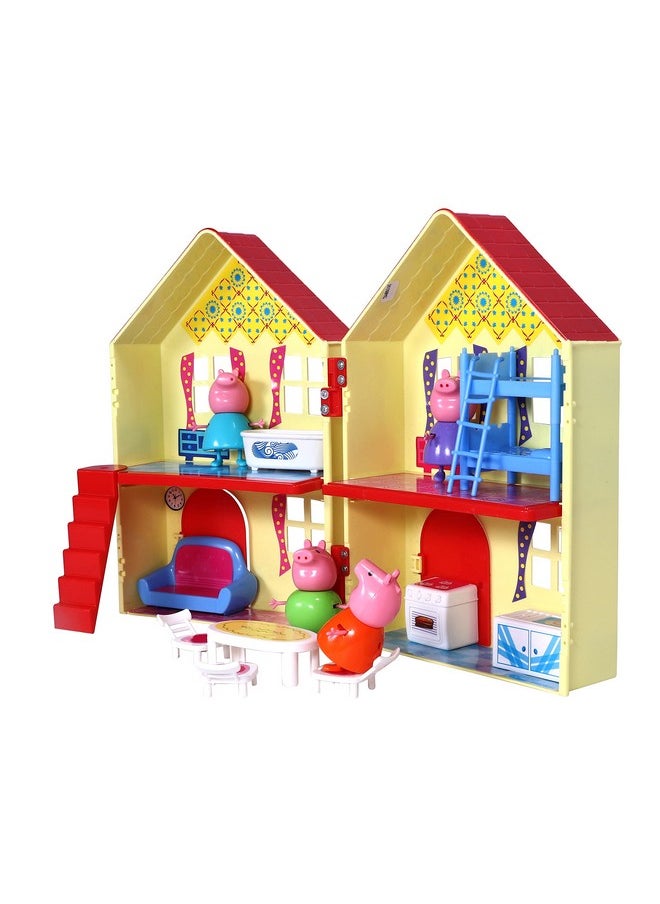 Toy Zone Toyzone The Pig House-46059 | Doll House With 14 Pcs. Accessories | Fun At Home With Pig House Playset | Role Playset | Doll House For Kids Age 3+  - Image 4