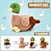 Zomiboo 5 Pcs Duck Plush Set Mama 4 Baby Ducklings with Zipper Pouch Soft Plush Stuffed Animals Toys FamilyMallard Duck - Image 4