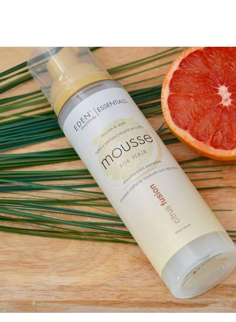 eden bodyworks Citrus Fusion Styling Mousse 235 ML - Image 2